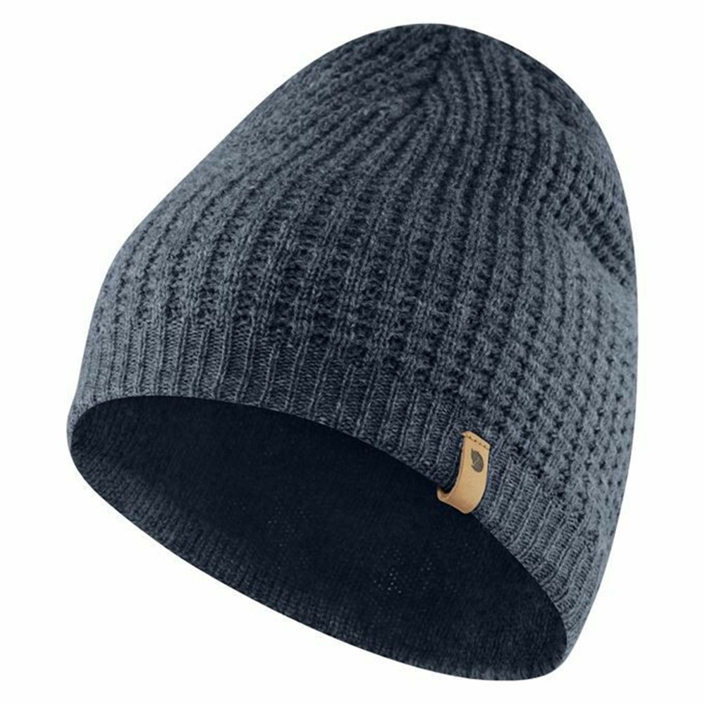 Fjallraven Kanken Structure Men Beanie Navy | QYHZTJM-41