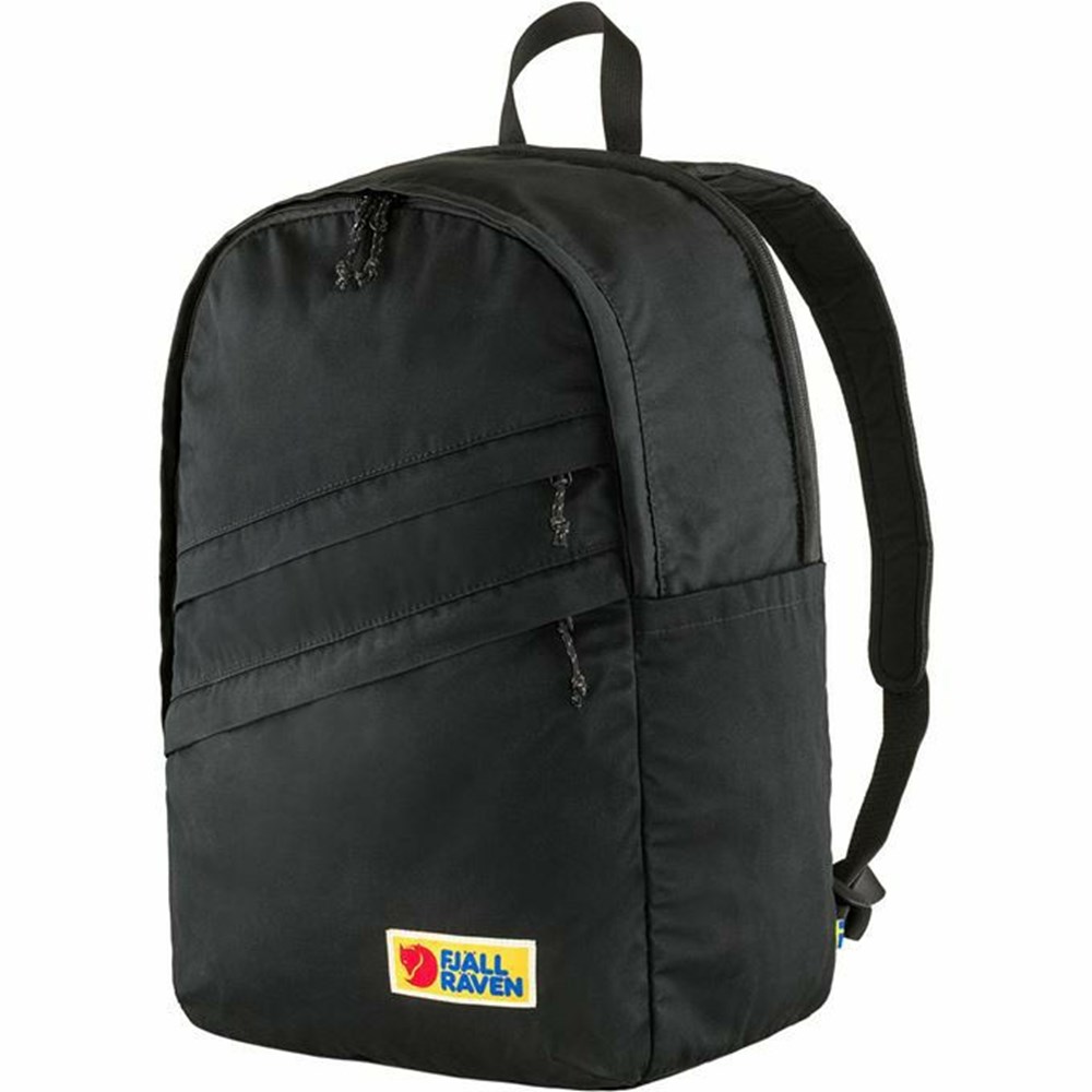 Fjallraven Kanken Vardag 28 Men Laptop Backpack Black | ECSMVIJ-56