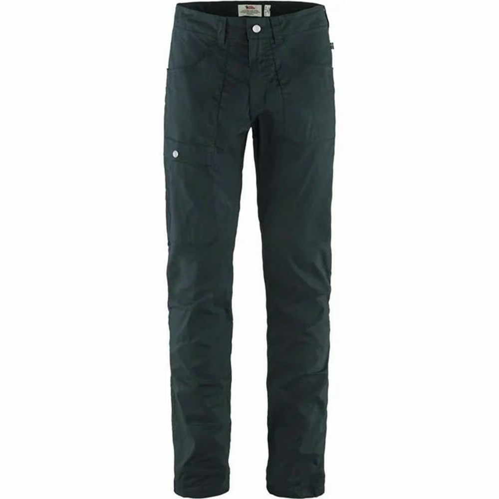 Fjallraven Kanken Vardag Men Outdoor Pants Navy | HLGRKTZ-67