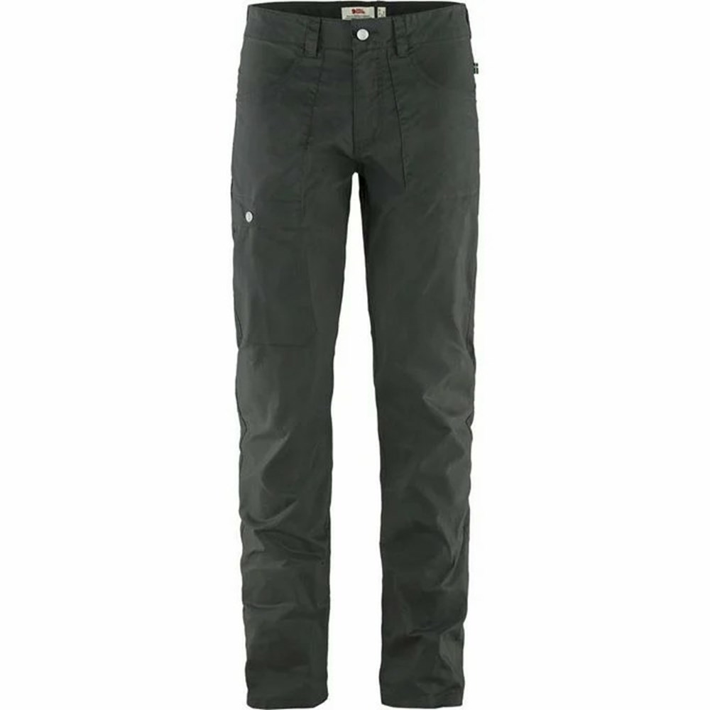 Fjallraven Kanken Vardag Men Outdoor Pants Grey | LUCJWOF-46