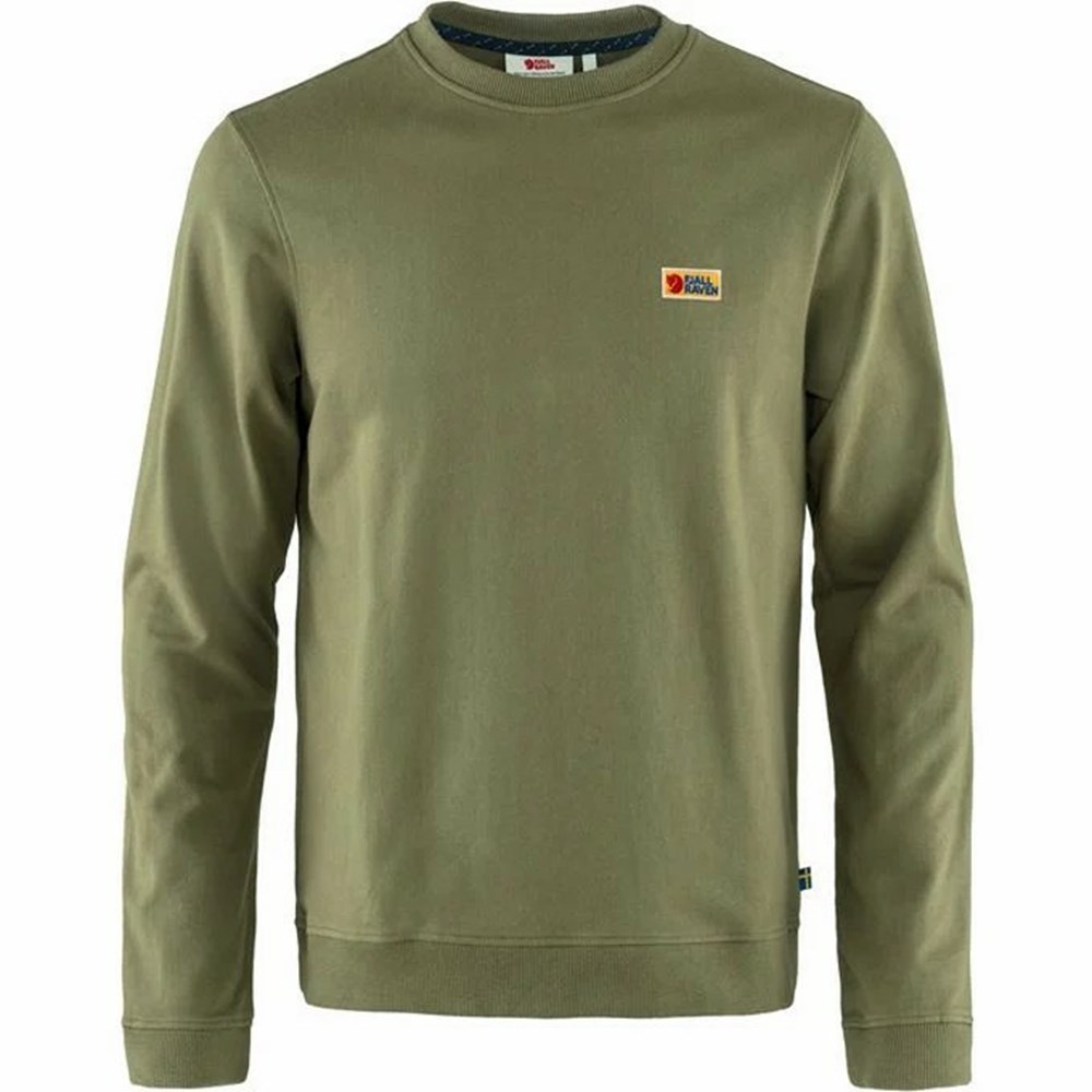 Fjallraven Kanken Vardag Men Sweater Green | SFXLNVK-71