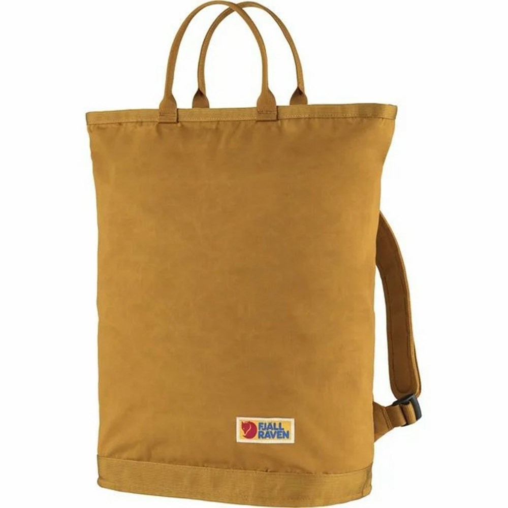 Fjallraven Kanken Vardag Totepack Men Backpack Yellow | PGEJIKB-62