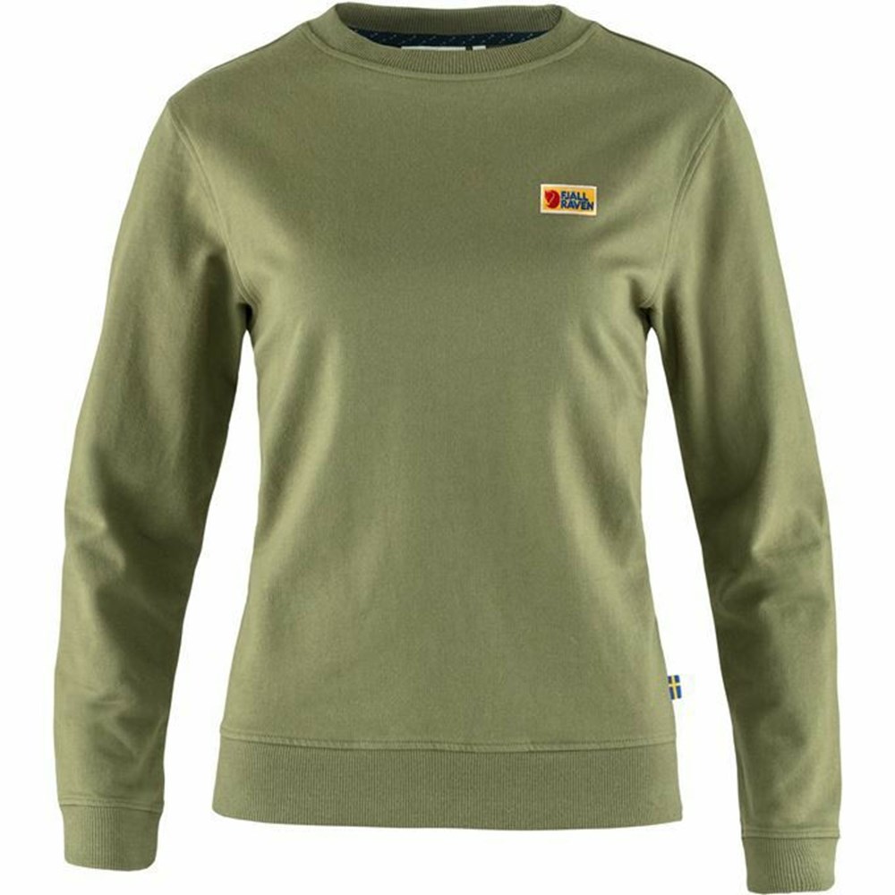 Fjallraven Kanken Vardag Women Sweater Green | VZDLWGB-91