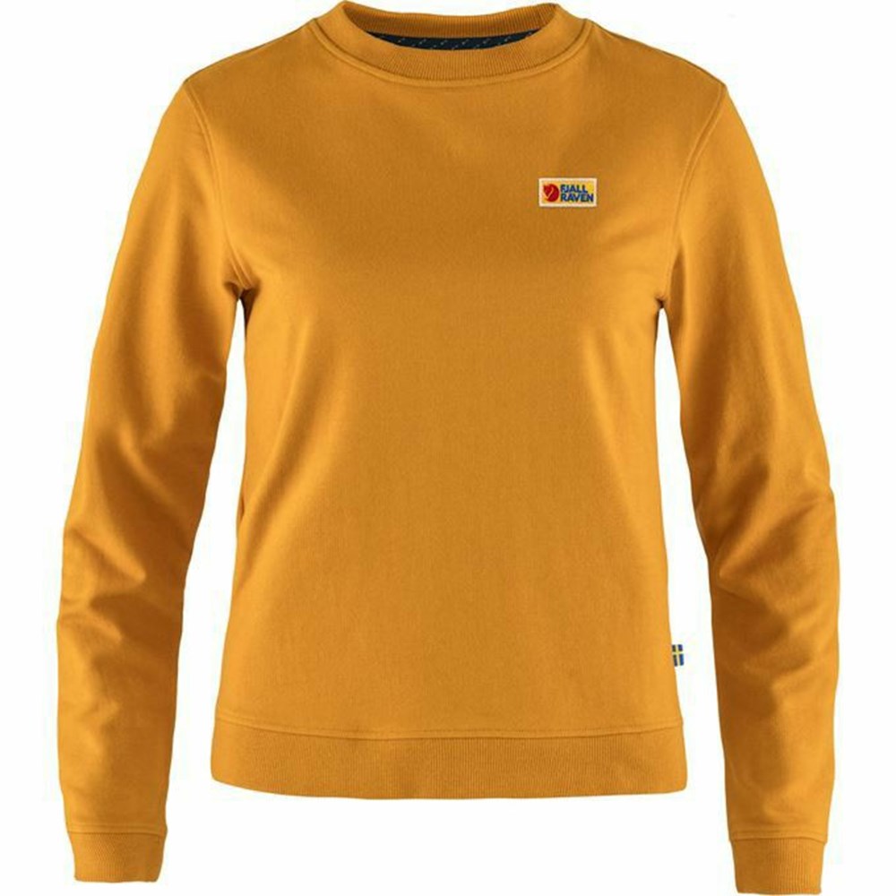 Fjallraven Kanken Vardag Women Sweater Yellow | TJPFRHU-40