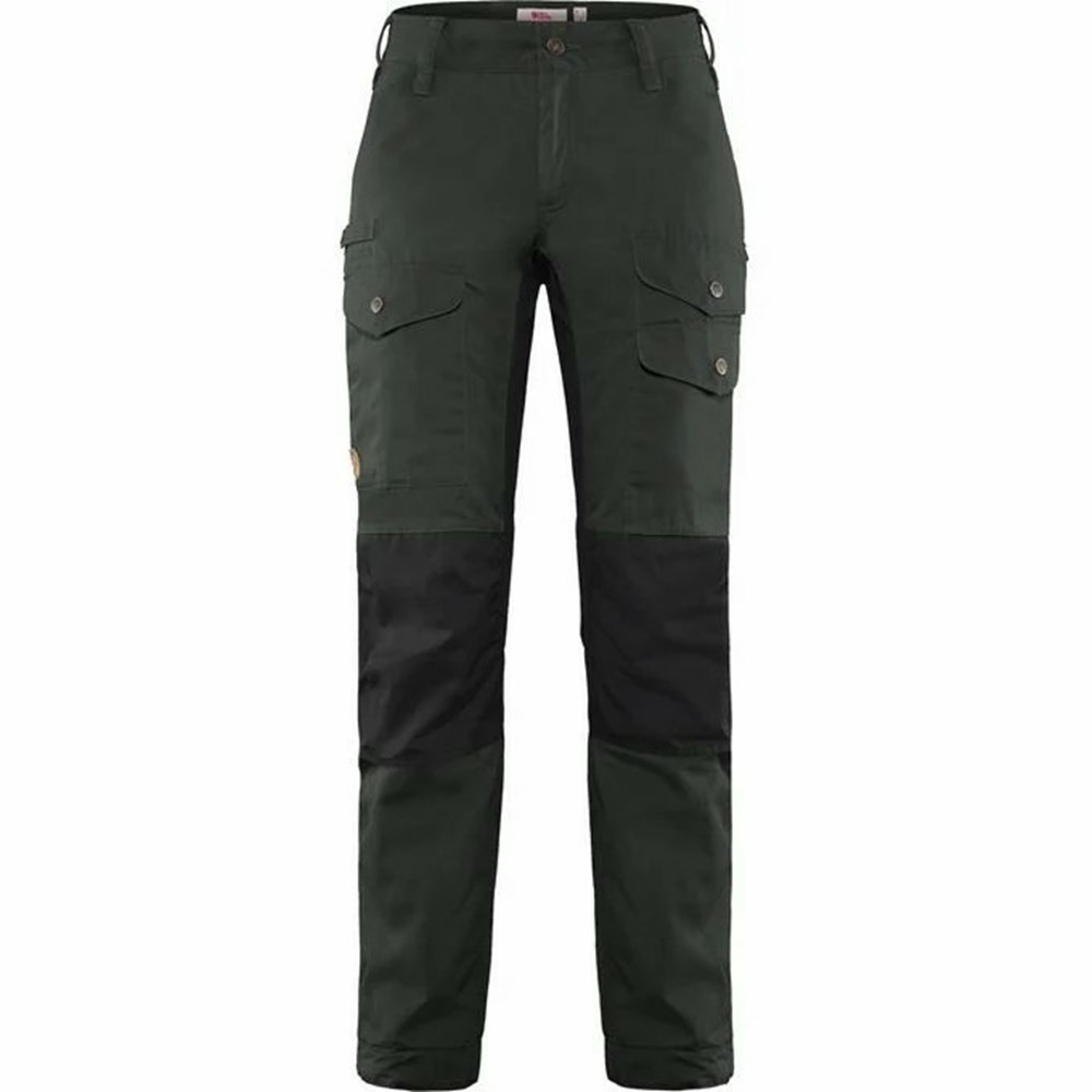 Fjallraven Kanken Vidda Pro Women Hiking Pants Grey Black | JFYIZVN-89